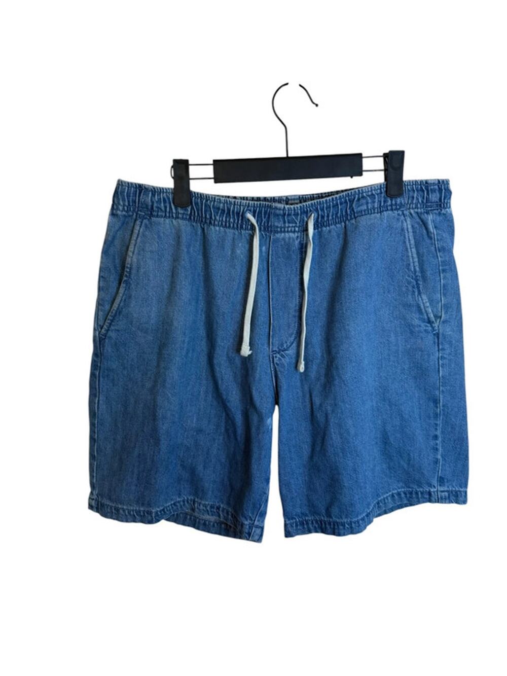 Gap Men’s Elastic Waist Pull on Denim Shorts